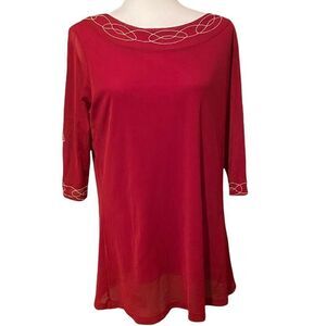 Lane Bryant  Embroidered Top